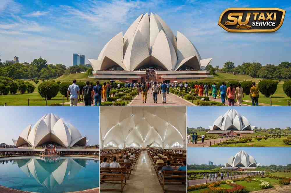 Lotus Temple Delhi Local Sightseeing tour by cab