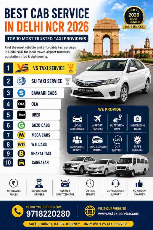 Best Cab Service in Delhi NCR 2026