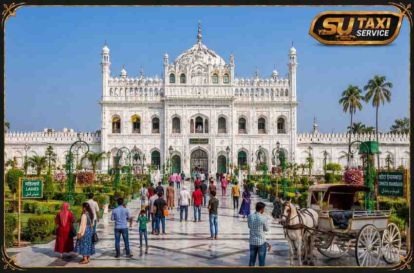Chhota Imambara Lucknow – One Day Lucknow Local Sightseeing Tour by Car with SU TAXI SERVICE