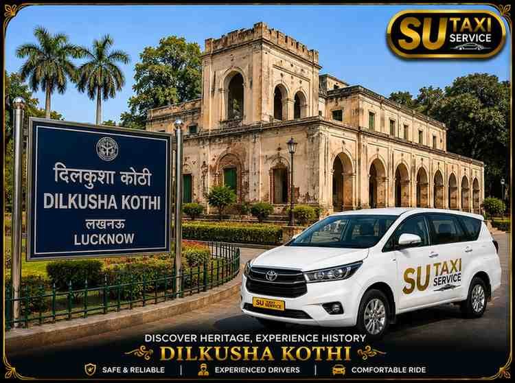 Dilkusha Kothi Lucknow – One Day Lucknow Local Sightseeing Tour by Car with SU TAXI SERVICE