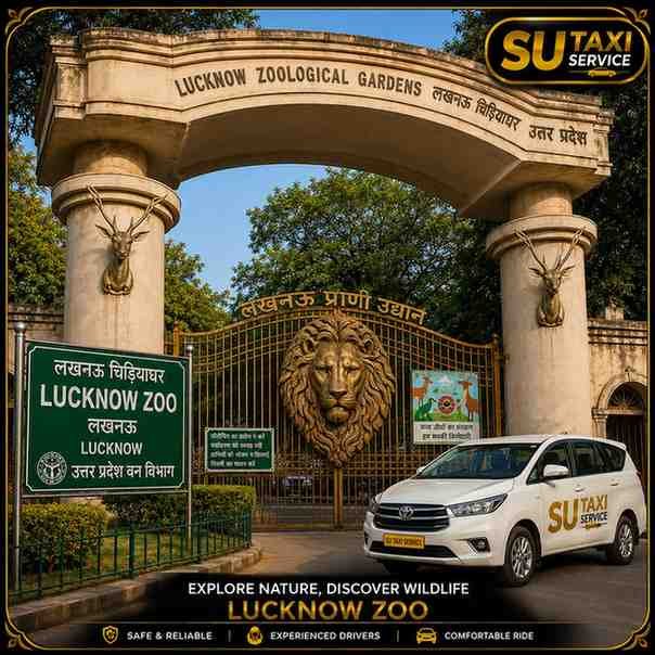 Lucknow Zoo – One Day Lucknow Local Sightseeing Tour by Car with SU TAXI SERVICE