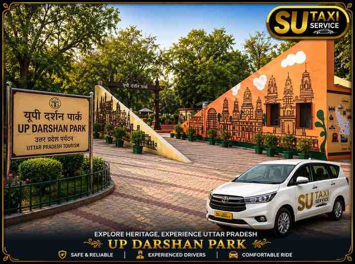 UP Darshan Park Lucknow – One Day Lucknow Local Sightseeing Tour by Car with SU TAXI SERVICE