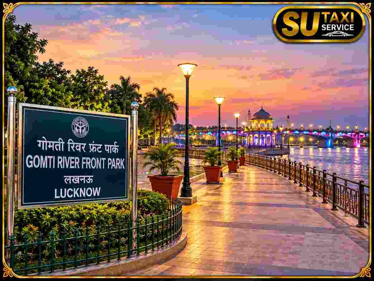 Gomti Riverfront Park Lucknow – One Day Lucknow Local Sightseeing Tour by Car with SU TAXI SERVICE